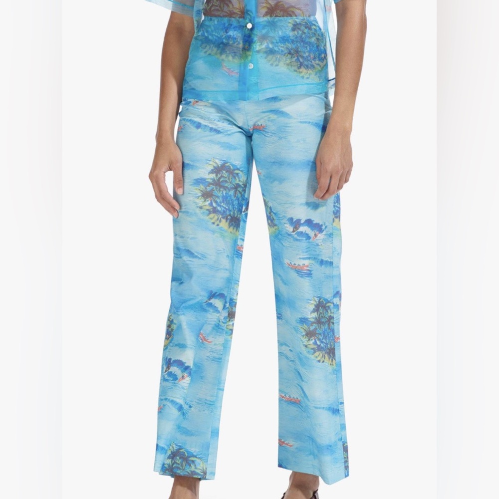 Staud Blue Island Pants